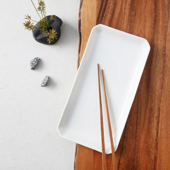 시라쿠스 네이처 프리즈 유광 직사각접시 26cm