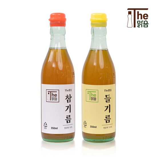 The맑음 참기름 더맑음 참기름/들기름 350ml
