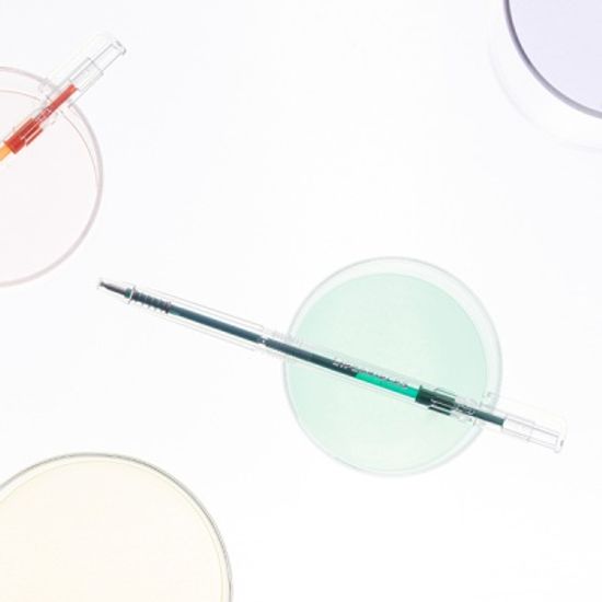 라이프앤피시스 투명 슬림 볼펜 0.5mm (10종)