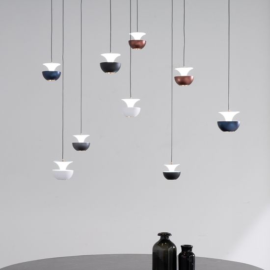 LED 칼라 팟 미니 1등 식탁등 식탁조명 7W 블루
