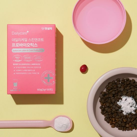 펫생각 프로바이오틱스 스킨앤코트 강아지 유산균 