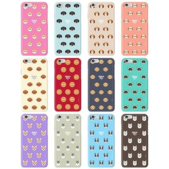 HULA PET PATTERN CASE (Baek Gu) / 아이폰 케이스