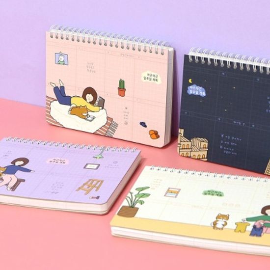 핑크풋 보리야누나야보리위클리플래너