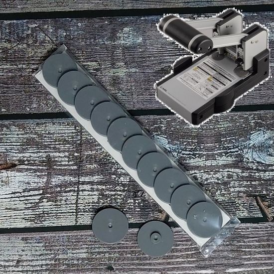 CARL 칼 2공펀치 HD-410N용 패드(원형판) K-10 10개입