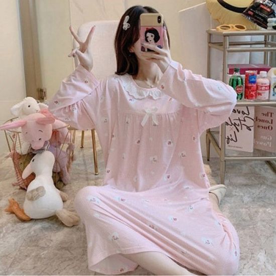 여성 체크 무늬 잠옷 파자마 바지 세트 16종