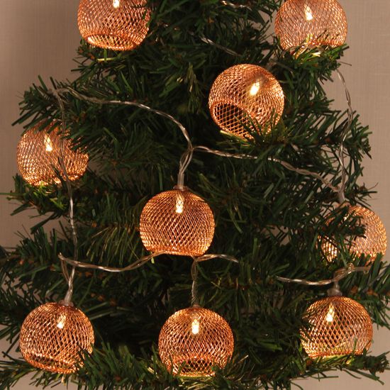 [도토로]10구 USB LED 전등갓 가랜드 전구(2M) (웜색)