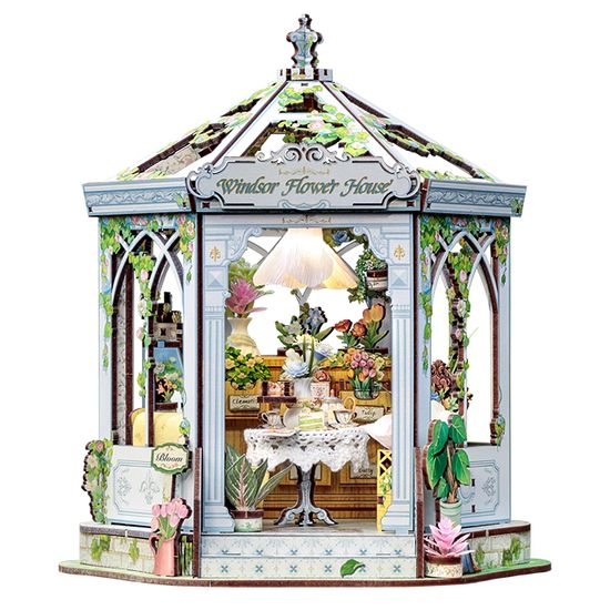 핸즈크라프트 DIY미니어처 북눅 윈저플라워 하우스
