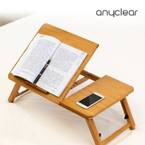 접이식 좌식 테이블 침대 원목 좌탁 독서대 거치대