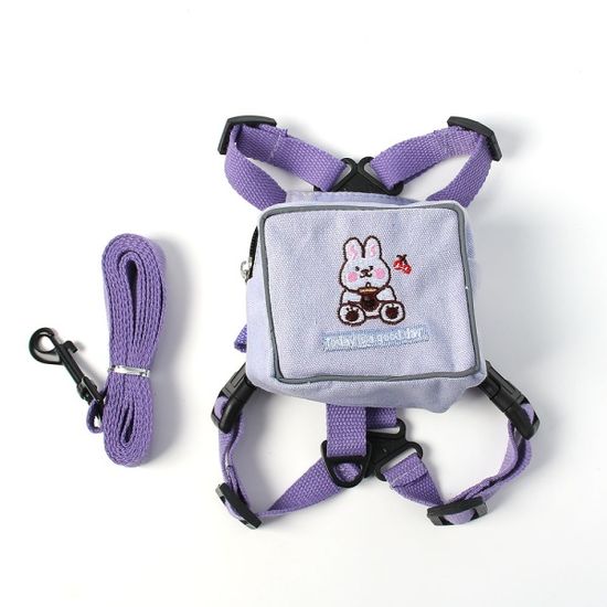 반려동물 백팩 하네스+리드줄(M)고양이 애완산책줄