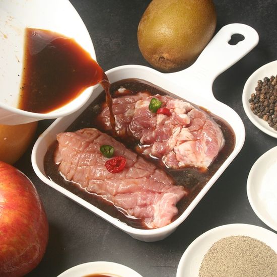 인삼 품은 기와갈비 국내산 양념 돼지갈비 500g