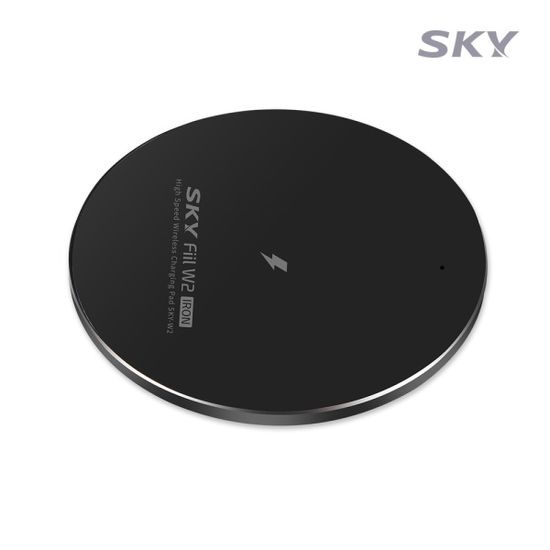 스카이 필 W2 아이언 메탈 무선충전기 패드 SKY-W2