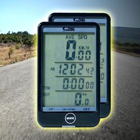자전거 SD대화면 무선속도계 방수 백라이트기능