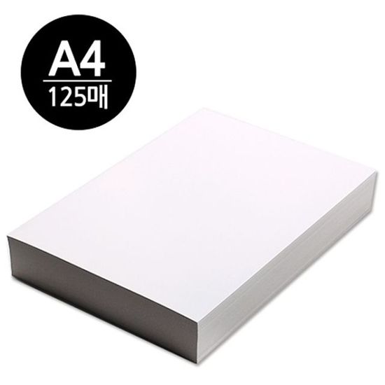 마니라 도화지 300g A4 마분지 125매