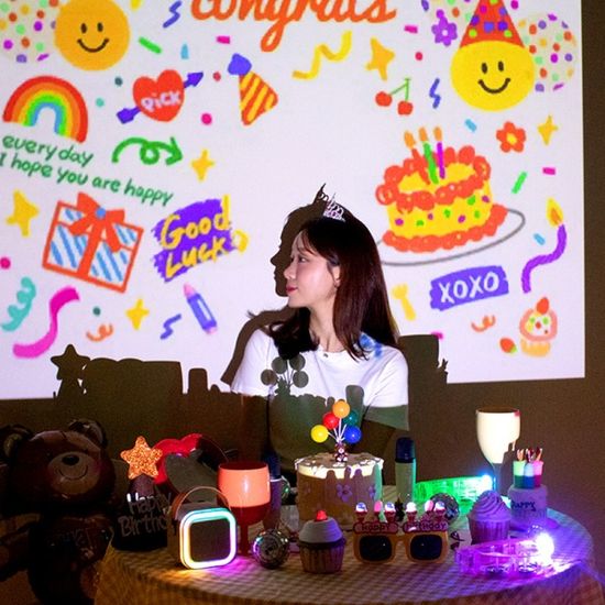 생일 파티용품 생일축하 이벤트 하트빔 22종 풀세트