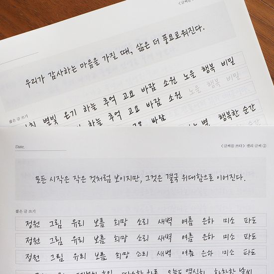 글씨를 쓰다 - 개성 있는 캘리 글씨