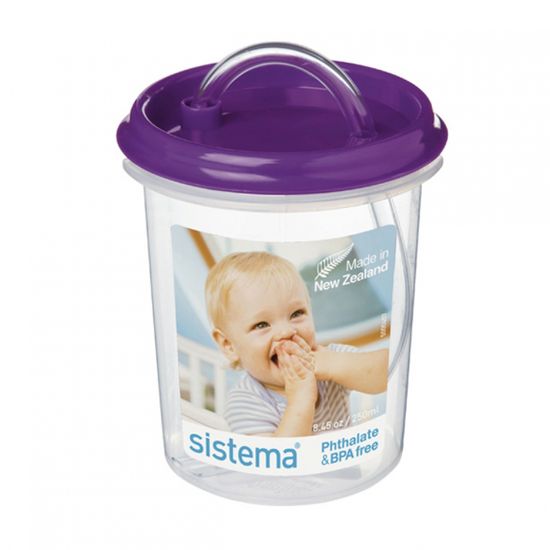 [시스테마] 유아 빨대컵 250ml (4color)