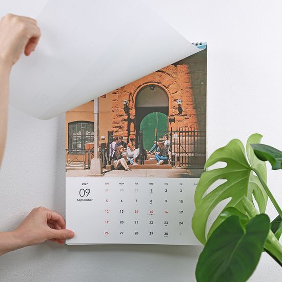 오첵 2027년 15개월 벽걸이달력 올마이데이즈