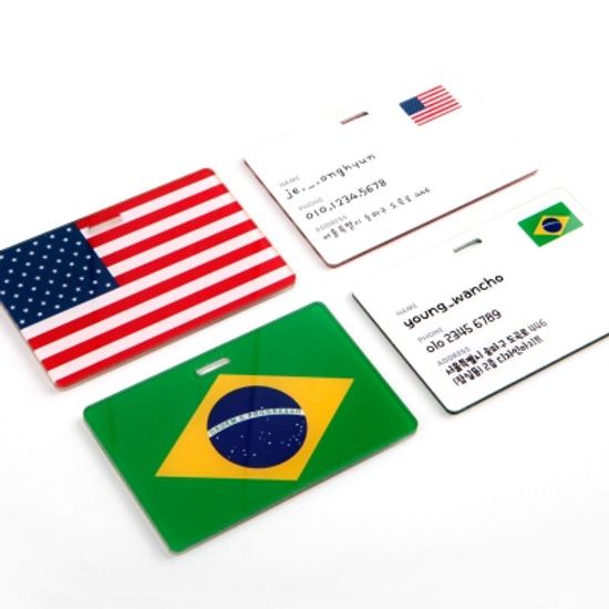 [주문제작] 네임택 World design