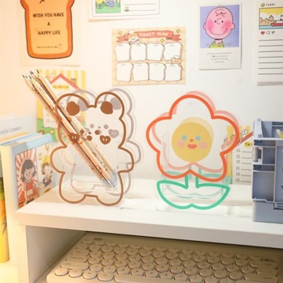 귀염뽀짝 아크릴 펜홀더 펜꽂이 연필꽂이 13TYPE