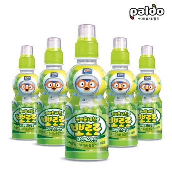 팔도 뽀로로 어린이 음료 샤인머스캣 235ml 24펫