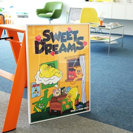 GR 스윗드림 컬러 일러스트 포스터 A1 ,A2