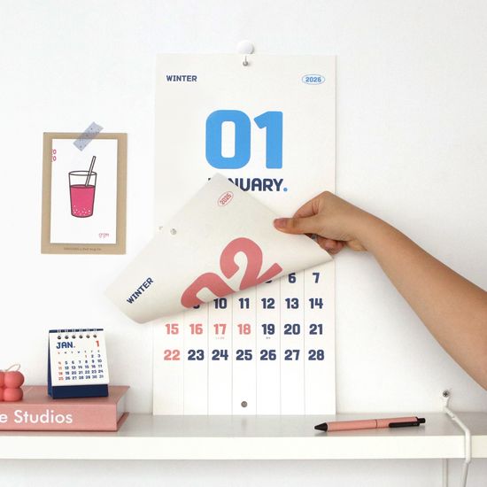 2026 스퀘어 벽걸이달력