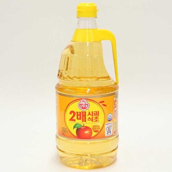 맛있는 요리엔 오뚜기 2배 사과 식초 1.8리터