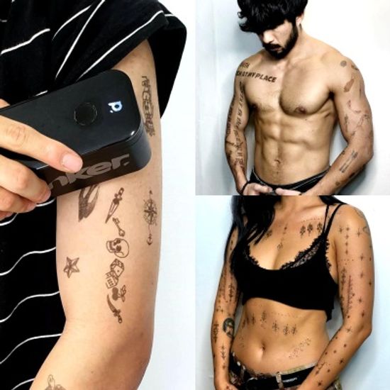 프링커 디지털 프린팅 타투 컬러잉크+프라이머 세트