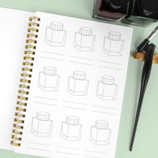 잉크 컬러 스와치북(노트형) Impression 임프레션