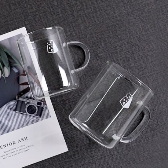 녹턴 치즈 내열유리 손잡이 머그 300ml 2color