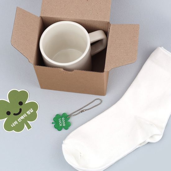 [주문제작]구디백 수능 응원 양말머그 세트