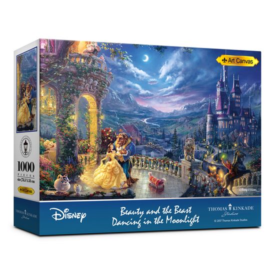 디즈니 토마스 킨케이드 미녀와 야수 퍼즐 1000P
