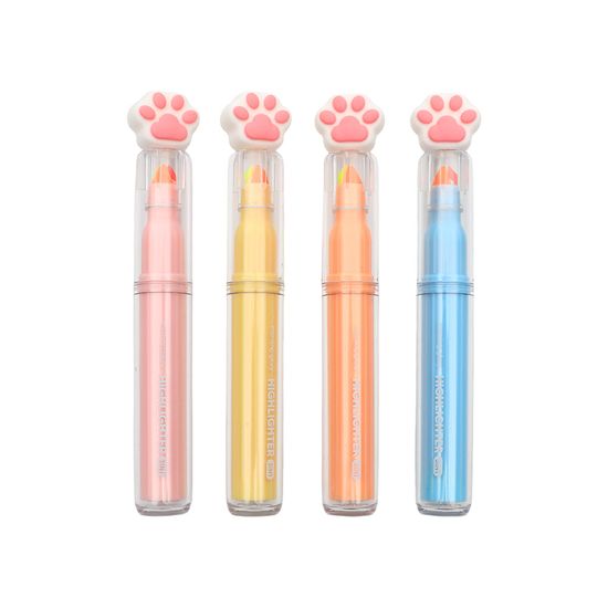 모닝글로리 냥냥이 3in1 형광펜, 삼색 형광펜