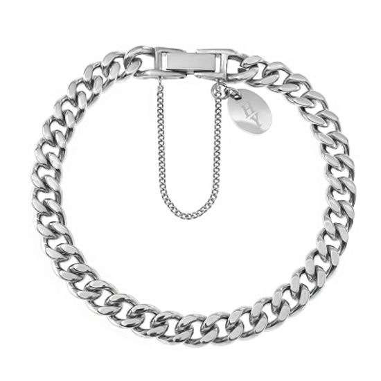 [선물포장] 써지컬 데일리 타원 각인 체인팔찌