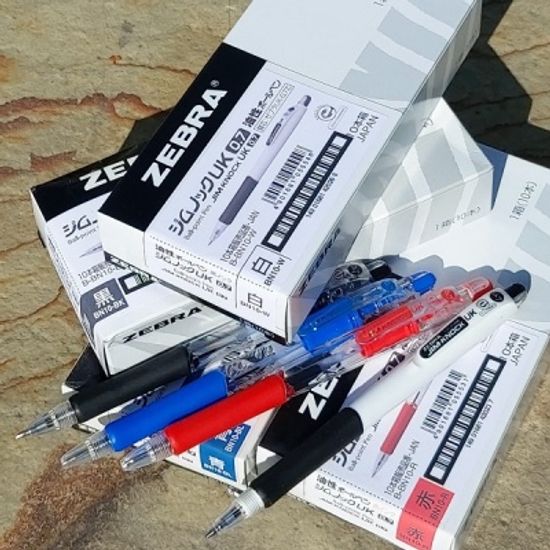 제브라 New 저점도 0.7mm 유성볼펜 짐노크 UK 1다스