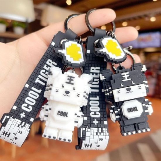 호랑이 인형 미니 키홀더 키링 참 열쇠고리 가방 걸이