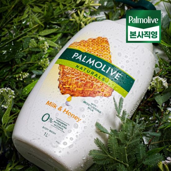 팜올리브 바디워시 (밀크앤허니 시어버터) 1L 4개입
