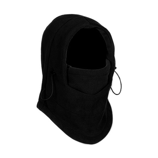 더블업 방한 후드 넥워머(블랙) 겨울 모자목토시