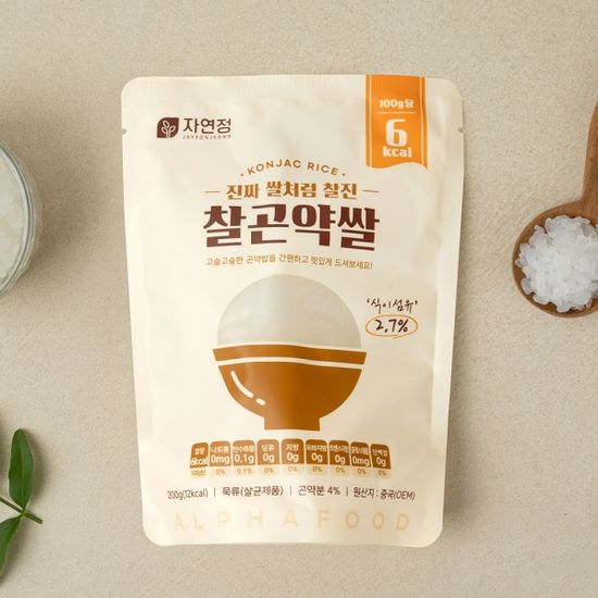 자연정 찰곤약쌀 200g X 10개/30개