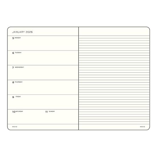 로이텀 2026 위클리 플래너 소프트커버A5 (Ruled)