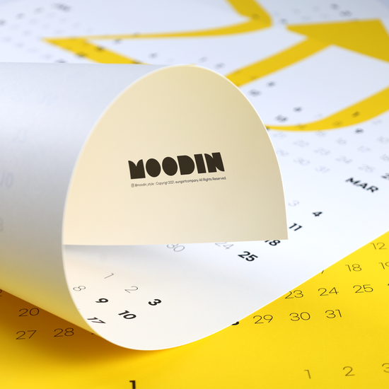 2026 무딘 대형 포스터 캘린더 B2 세트(2장)