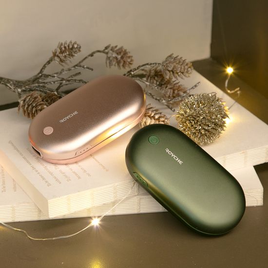 [연말특가] 로이체 손난로 보조배터리+파우치 3color