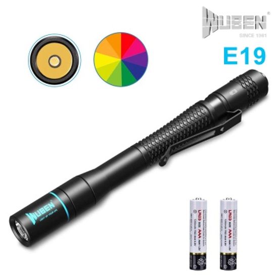 [우벤라이트] E19 펜라이트 손전등 고유색