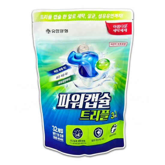 아름다운 세탁세제 파워 캡슐 트리플 32P -O(WAE41FC)
