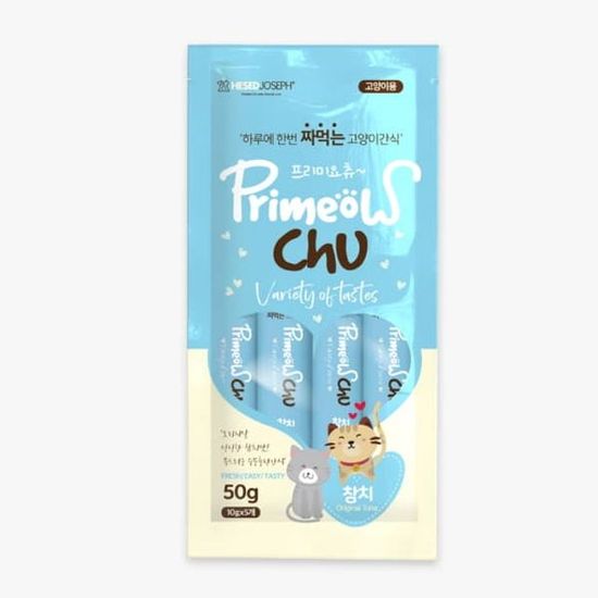 프리미요 츄 10g 고양이 츄르 참치 5p(WCE7764)