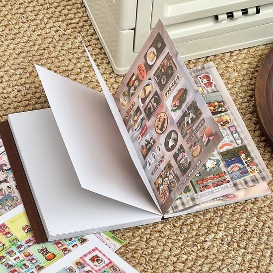 24매 일본감성 스티커 스티커북 스티커책 y2k 다꾸 템