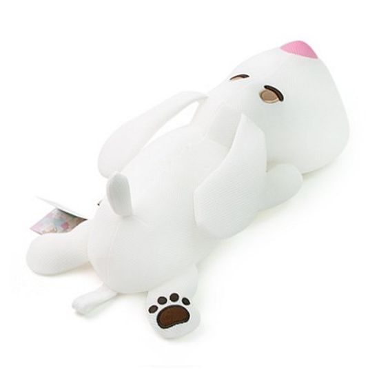 뉴 에어매쉬 슬리핑 도그 인형쿠션-화이트(80cm)