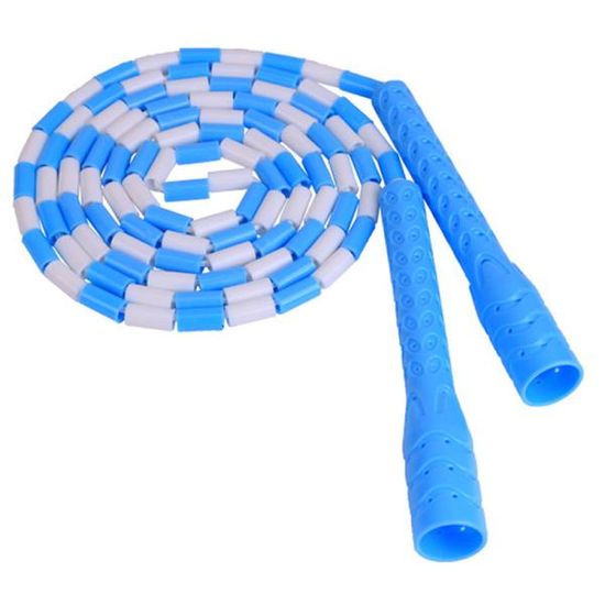 구슬줄넘기 컬러 꼬임방지 다이어트 줄넘기 블루 F076