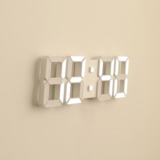 [무아스] 퓨어 화이트 30cm 슬림형 led벽시계(M)