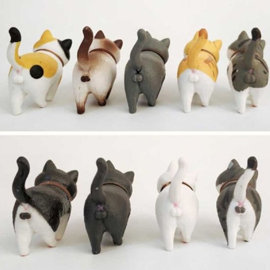 요염뚱냥이 고양이 패밀리 냉장고 자석 9개세트